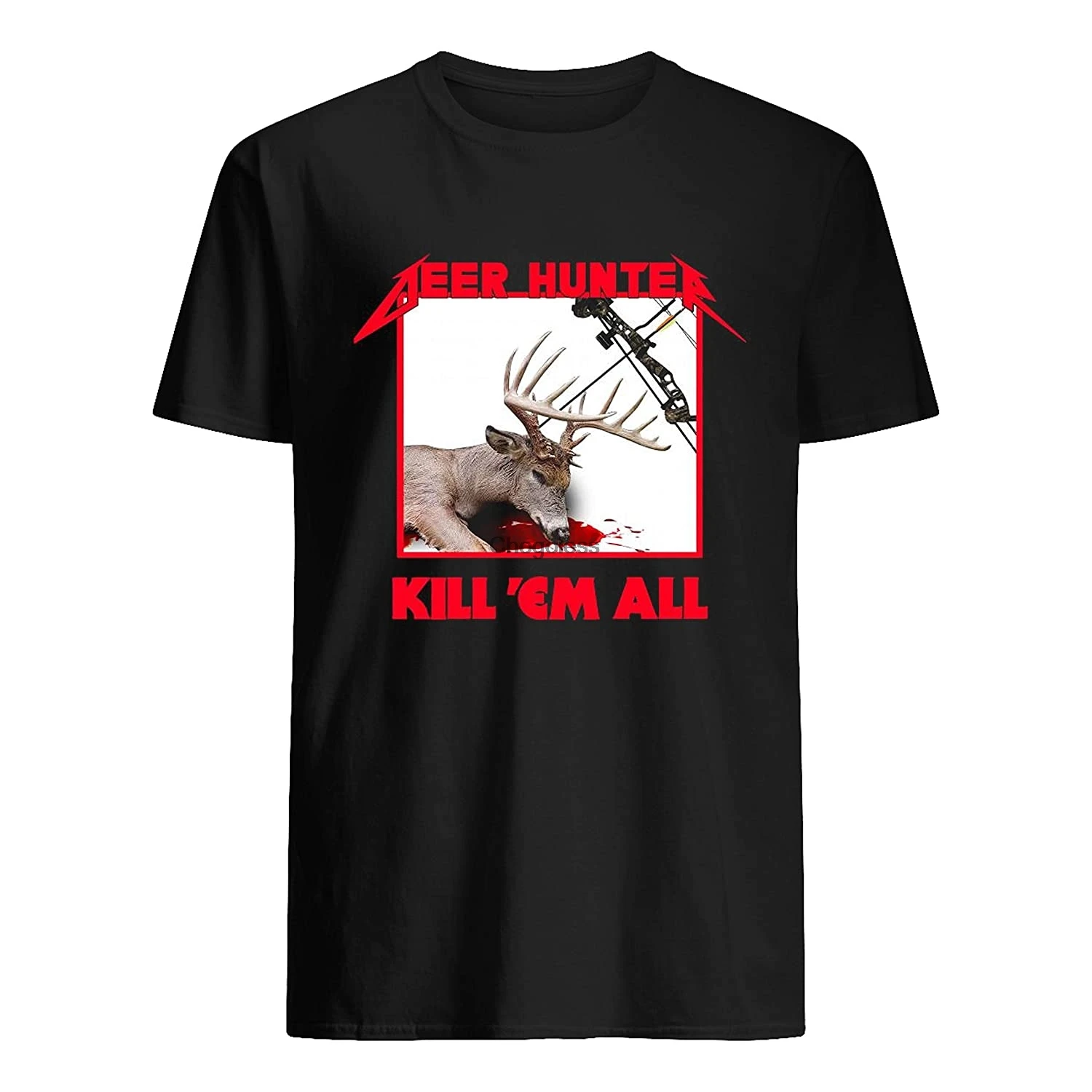 

Camisa de cazador de cerveza, camisa negra