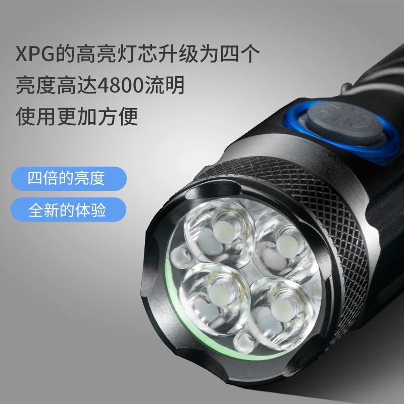 売却 LEDポータブル懐中電灯,充電式,ルーメン,強力な懐中電灯,キャンプに最適