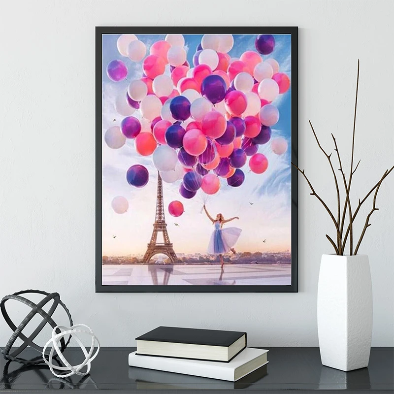 AZQSD DIY Раскраска по номерам шар рисунок на холсте Ручная роспись подарок картина