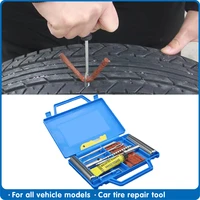 car tire puncture repair kit car van motorcycle repair tools emergency heavy duty tubeless tire repair kit plug accessories