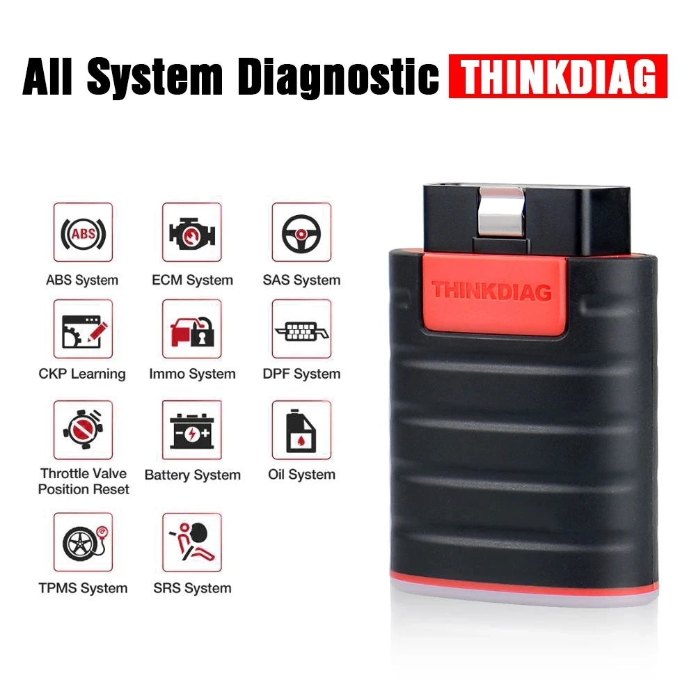 

Полный диагностический инструмент Thinkdiag OBD2, считыватель кодов, 15 услуг сброса, может работать с диагностическим инструментом OBD2 Diahzone