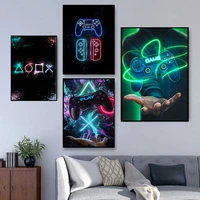 gamer room poster and prints gamer game playstation canvas painting gamer decoration pictures wall art boys bedroom home decor