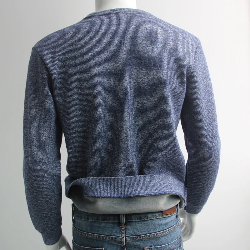 

Men's hoodie Autumn Winter Sweater Male Casual Knitwear 430 grams of thickened warmth Crew neck long sleeve pullover
