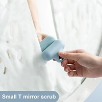 household glass window cleaning creative mirror cleaning brush bathroom mirror scraping washbasin dual use brush 2021 new type