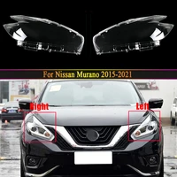 car headlamp lens for nissan murano 2015 2016 2017 2018 2019 2020 2021 headlight cover car replacement auto shell