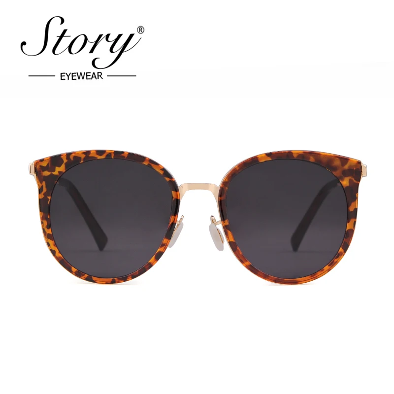 Очки солнцезащитные кошачий глаз для мужчин и женщин поляризационные брендовые