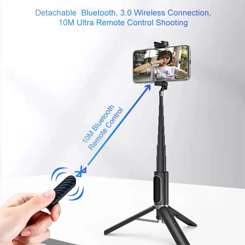 Беспроводная Bluetooth-селфи-палка Ulanzi с холодным башмаком | Электроника