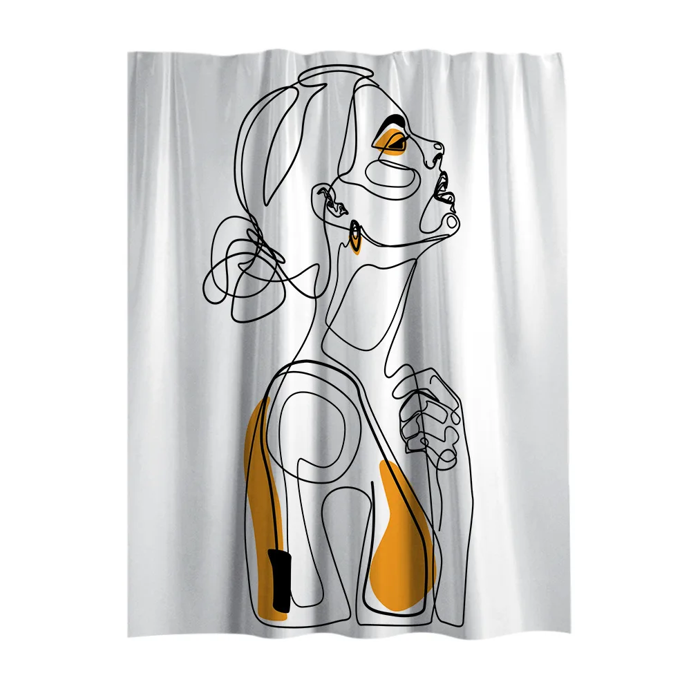 

Bathroom Curtain Shower Curtains Floral Decor