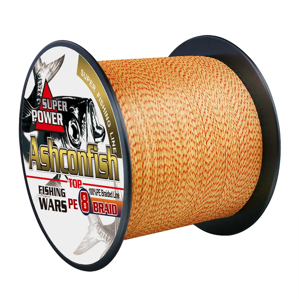 1500M 2000M long saltwater braided fishing line 8 Strands Super strong Extremely Low Smoother 6-300LBS mix color spot weave | Спорт и
