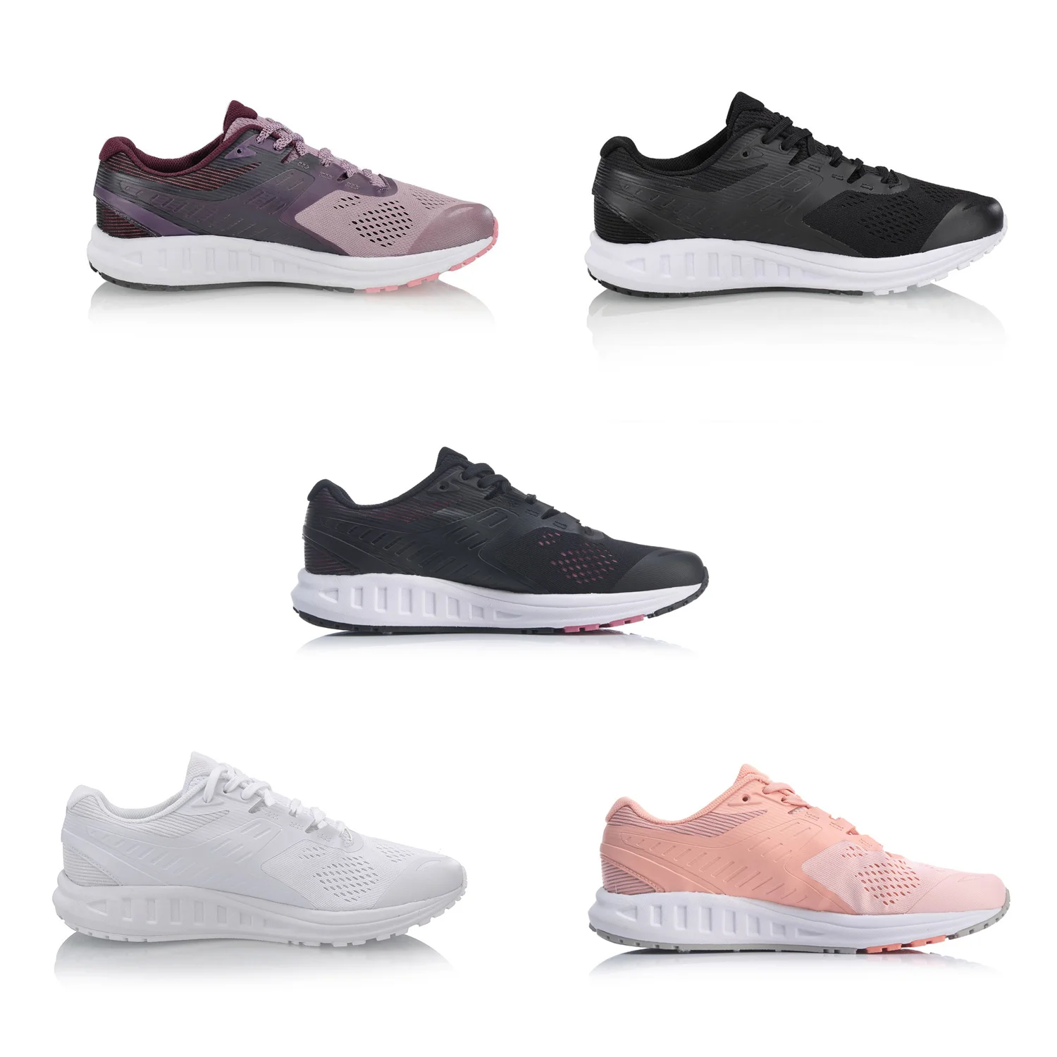 (Перерыв код) Li Ning Для женщин FLASH беговая Обувь Нескользящая подошва Дышащая