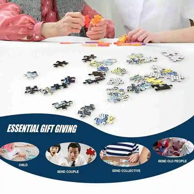 

The Moon And Earth Puzzle 1000 Pieces Difficult for Adult Jigsaw Puzzle Toys Educational Toys Kids Gifts 1000pcs The Moon Puzzle