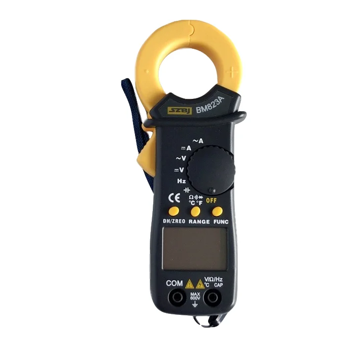 SZBJ BM821A/BM822A/BM823A Тип кармана клещи переменного тока цифровой зажим тип мультиметр