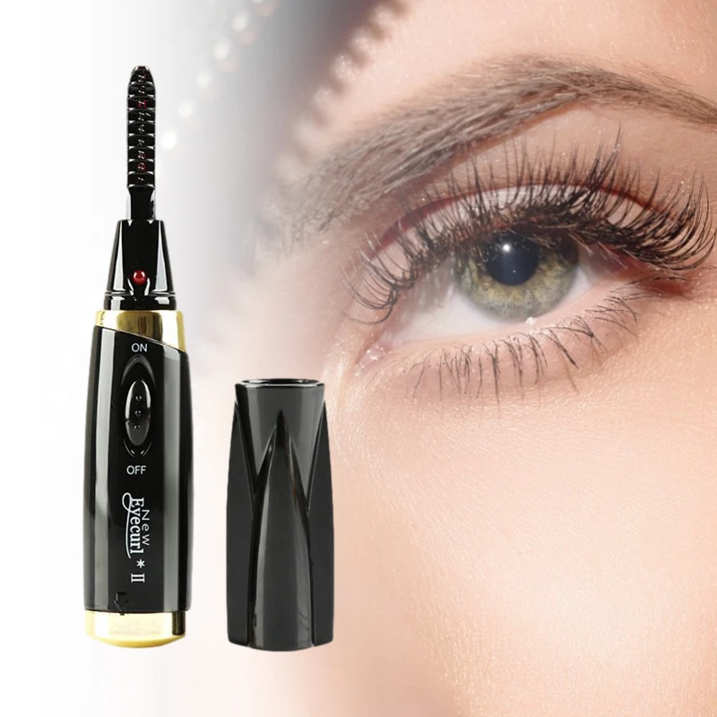 

New Mini Electric Heated Eyelash Curler Wimperkruller Electric Heated Makeup Eye Lashes Long Lasting Beauty For Beauty Gift