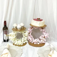 5 PCS/set Wrought iron flower arrangement cake stand flower stand wedding cake display stand