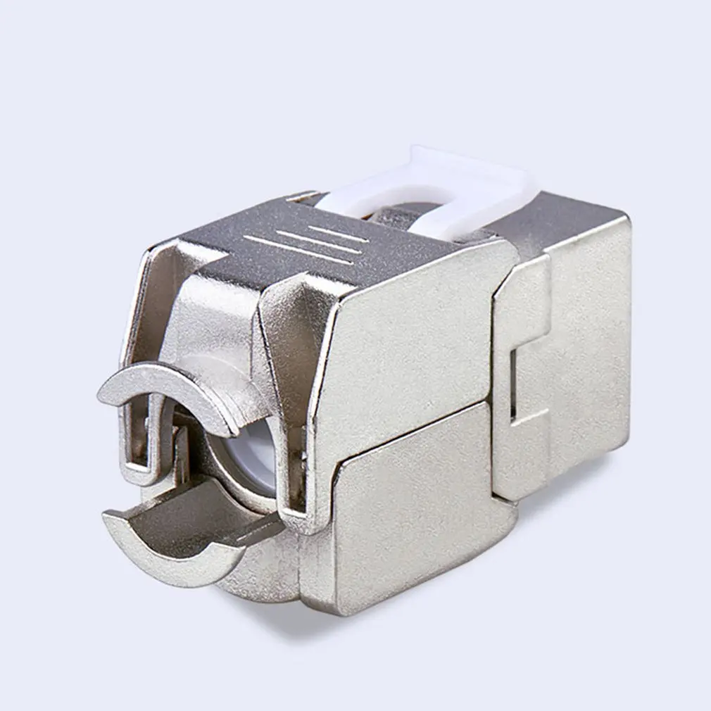 Сетевой модуль RJ45 Cat6 Cat7 Keystone Jack с полной защитой на 360 градусов разъем для
