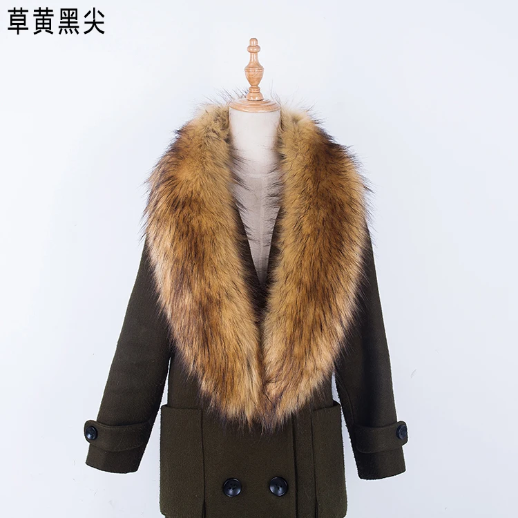 Зимний женский шарф шали роскошные брендовые мягкие теплые модные воротник из