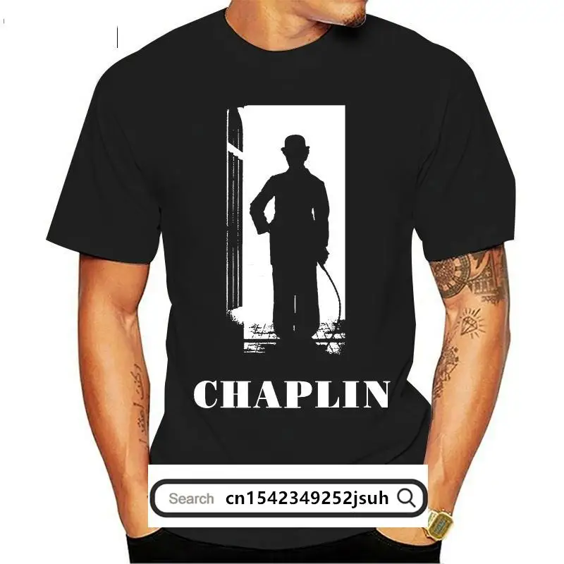 

Chaplin Mens Funny T-Shirts Fitness Clothing Tshirt Cool Logo T Shirts Custom Tee Shirt Tops For Man