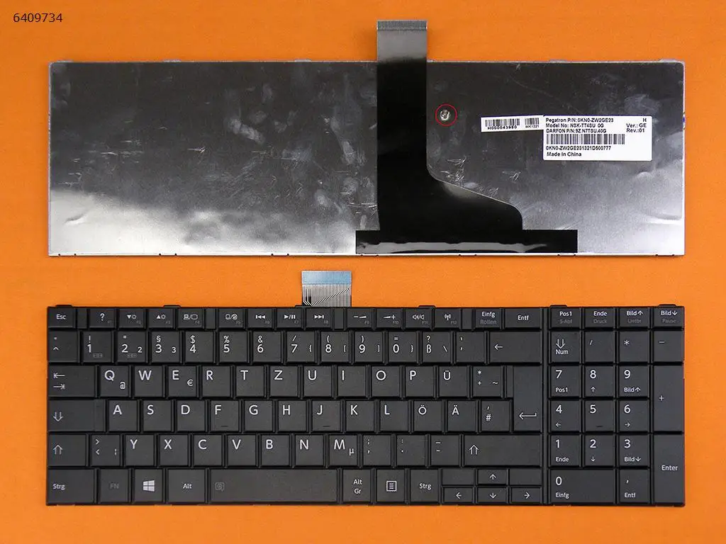 DE гр немецкий QWERTZ новая Замена клавиатура для ноутбука Toshiba Satellite C850 C850D C855 C855D