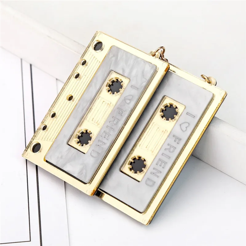 

Trendy Personality Acrylic Earrings Exaggerated Retro Geometry Dangle Ear Jewelry