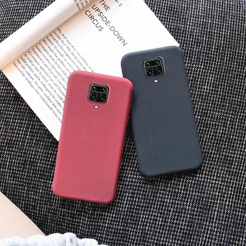 Для Xiaomi Redmi Note 9S мягкий матовый Силиконовый тонкий защитный чехол накладка на