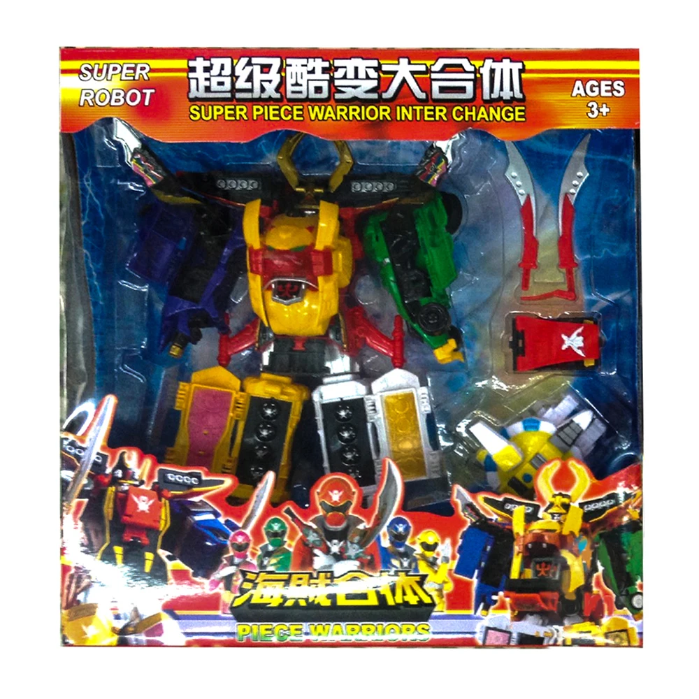 Трансформация Робот Megazords собранная деформационная модель игрушка для детей