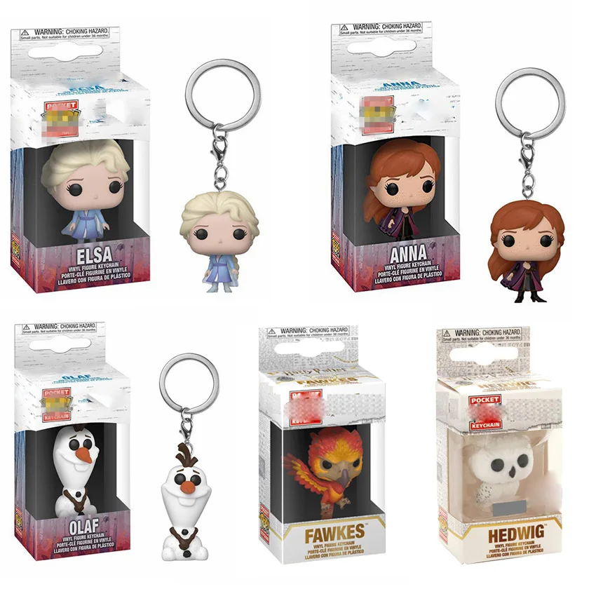 Funko Pop HP7 Харри Хедвиг Фокс брелок игрушки дисней Олаф Анна Эльза фигурка