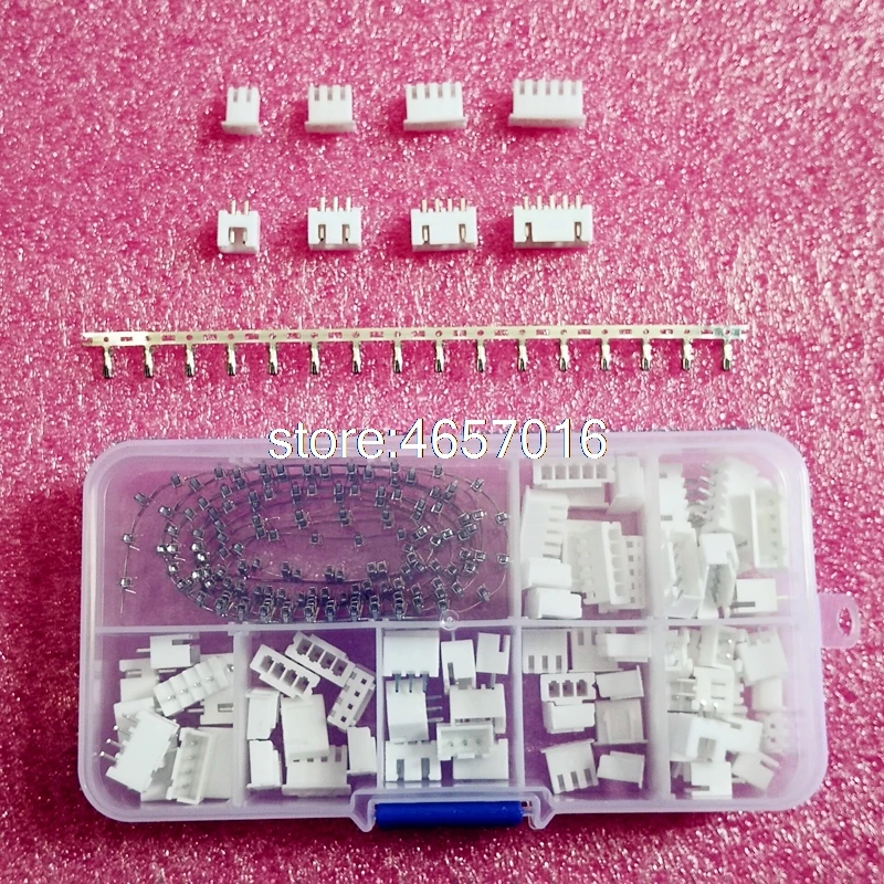 230 шт. TJC3 XH2.54 2p 3p 4p 5 контактный комплект клемм шага 2 54 мм/корпус/контактный разъем