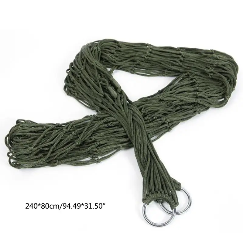 

Portable Garden Nylon Hammock Sewing Chair Hanging Single Sleeping Bed Camping