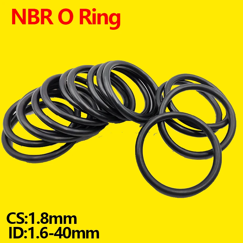 Уплотнительное кольцо из нитрильного бутадиена 100 шт. WD CS 1 8 мм внутренний диаметр