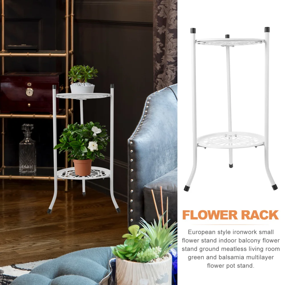 

Home Modern Style Iron Art Flower Pot Stand Flower Pot Organizer Room Rack