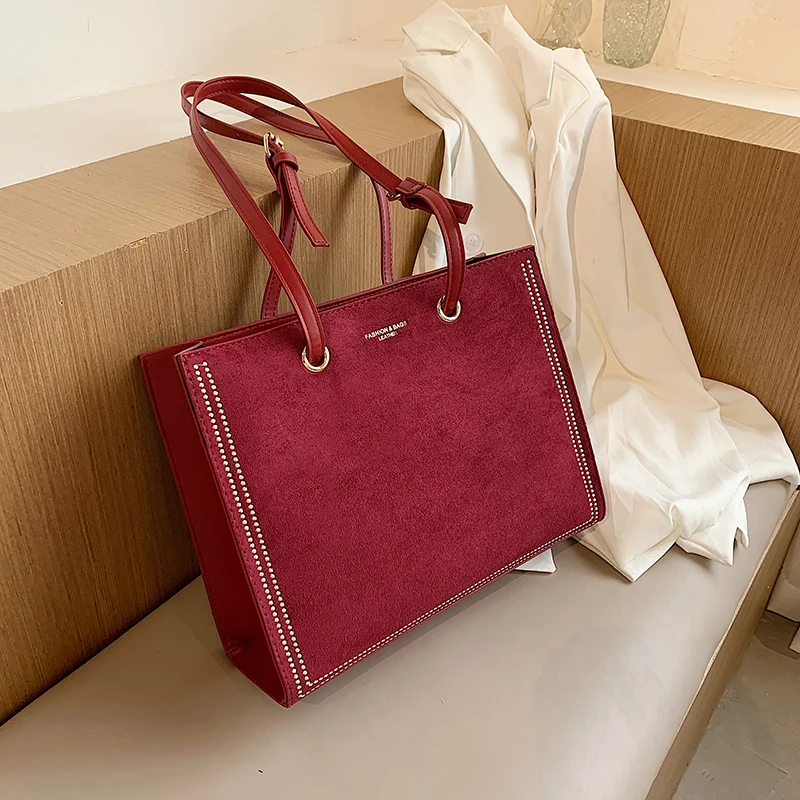 

2021 New Woman Handbag Large Capacity Shopping Bag Fashion High Quality Shoulder Bag Female PU Tote Bag Luxury Designer Handbags