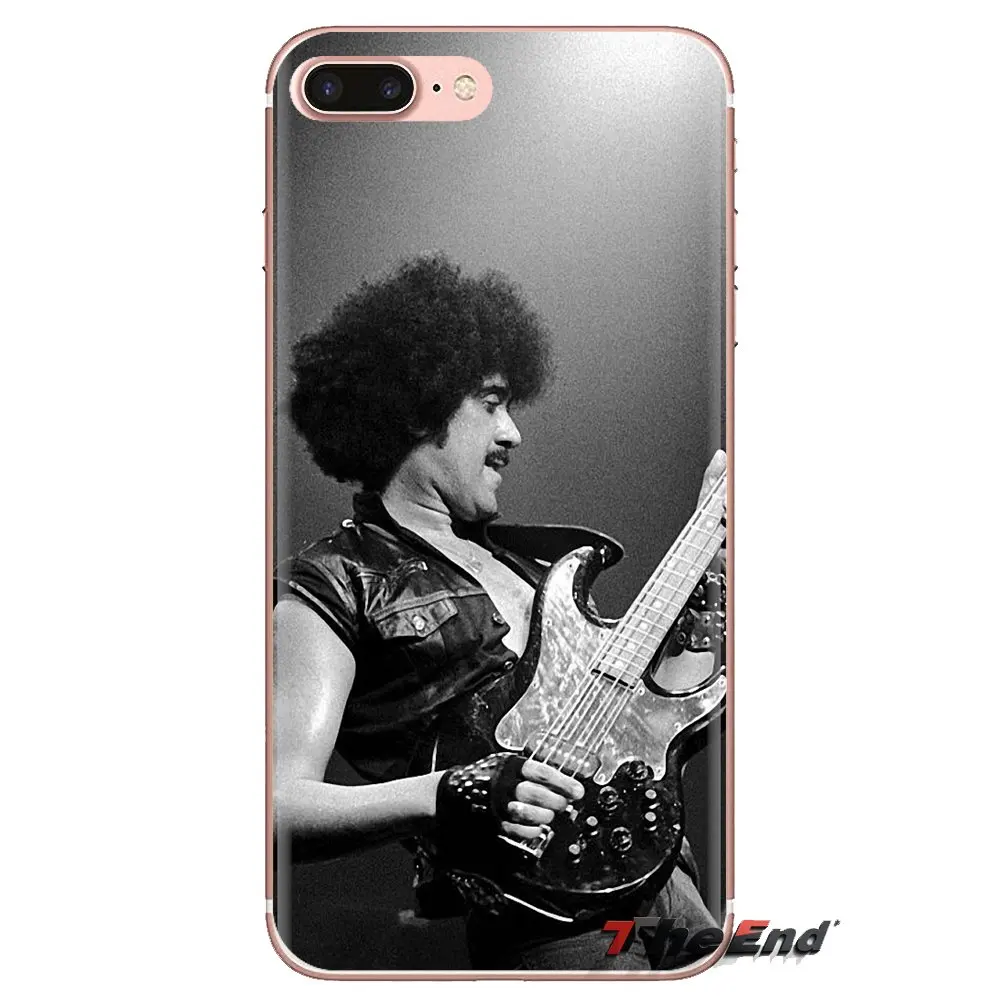 For Sony Xperia Z Z1 Z2 Z3 Z5 compact M2 M4 M5 C4 E3 T3 XA Huawei Mate 7 8 Y3II Phil Lynott of Thin Lizzy Music Soft Cases Cover |