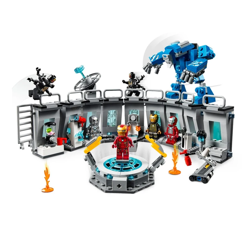 

Designer IRON MANingylsy Hall of Armour Compatible Toy 76125