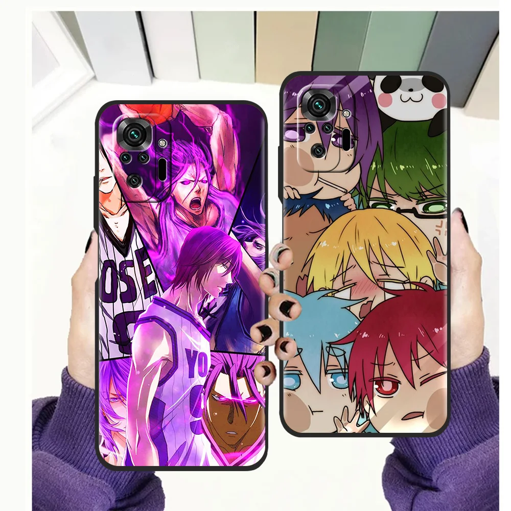 

Products Kuroko Basketball Case For Redmi Note 11 Pro Plus 10 9 9s 8 8T 7 Pro K40 Shockproof Bag Soft For Redmi 9A 9C 8 8A Shell