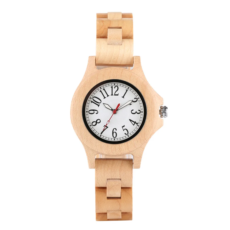 Часы REDFIRE из кленового дерева Женские Кварцевые полностью деревянные наручные