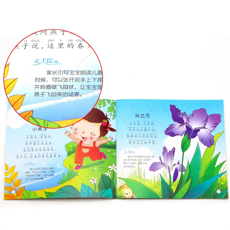 

10pcs/set New Arrival Baby Learns To Speak Language Enlightenment Book Kindergarden Storybook for Kids Chinese Pinyin Books