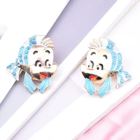new small fish blue romantic earrings for women bohemian charm jewelry girls party gifts fashion statement accessories wholesale