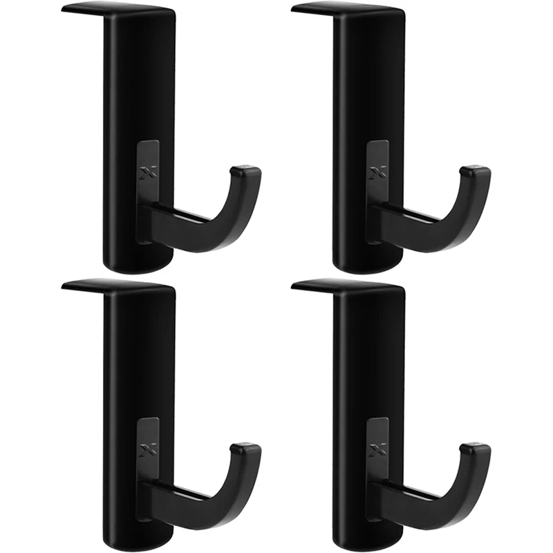 

4 Pack Headset Hanger Headphone Hanger Headset Stick-on Hook Headset Stand Desktop Stand Table Cell Phone Holder