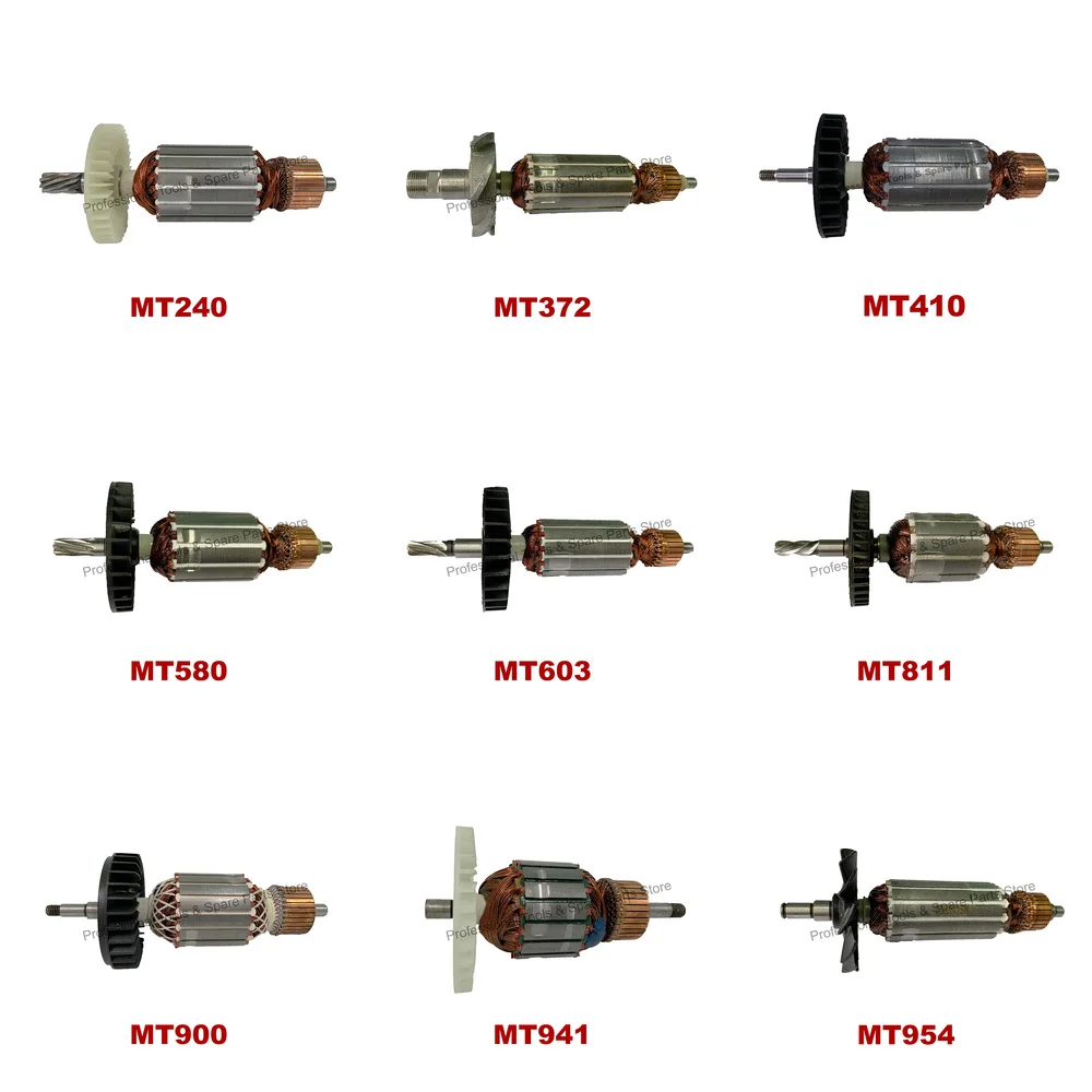 

AC220V Armature Rotor Anchor Replace for Makita MT240 MT372 MT410 MT580 MT603 MT811 MT900 Marble Machine Rotor