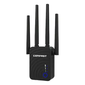 long range extender 802 11ac wireless wifi repeater wi fi booster 2 4g5ghz wi fi amplifier 1200mbps wifi router access point free global shipping