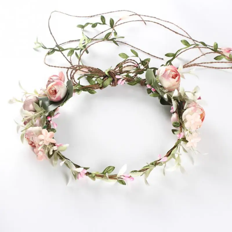

Artificial Flower Headband Hair Band Fashion Crown Women Girls Ladies Wreath Party Festival Christmas Decoration #734