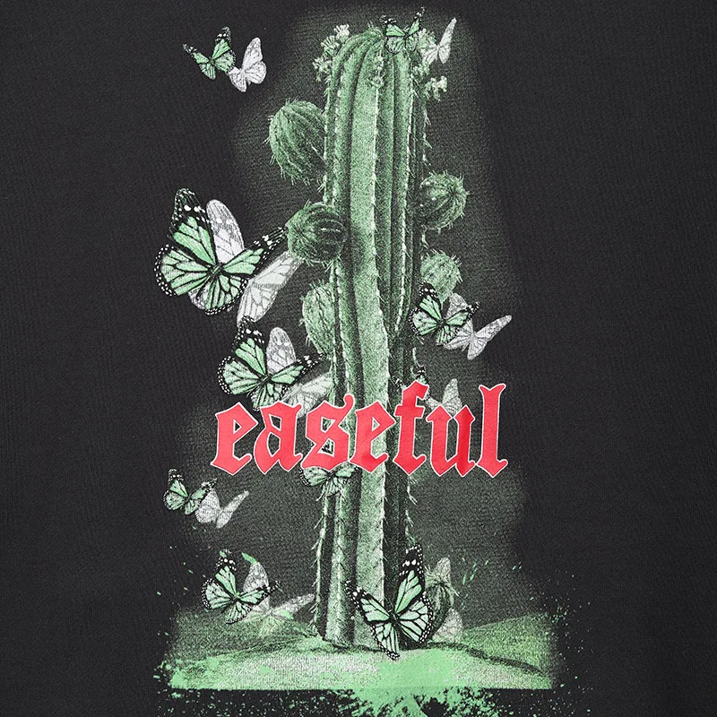 

Men Hip Hop Sweatshirt Hoodie Colorful Butterfly Streetwear 2021 Harajuku Pullover Hoodies Cotton Fleece Spring Autumn White Top