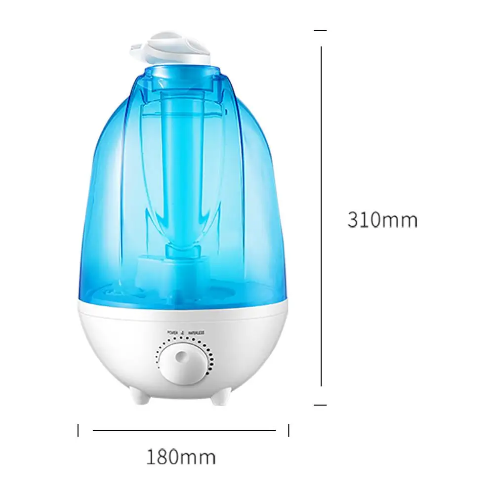 

3L/4L Large Capacity Air Humidifier Mini Ultrasonic Humidifier Aroma Diffuser Mist Maker Air Purifier Humidificador LED Lamp