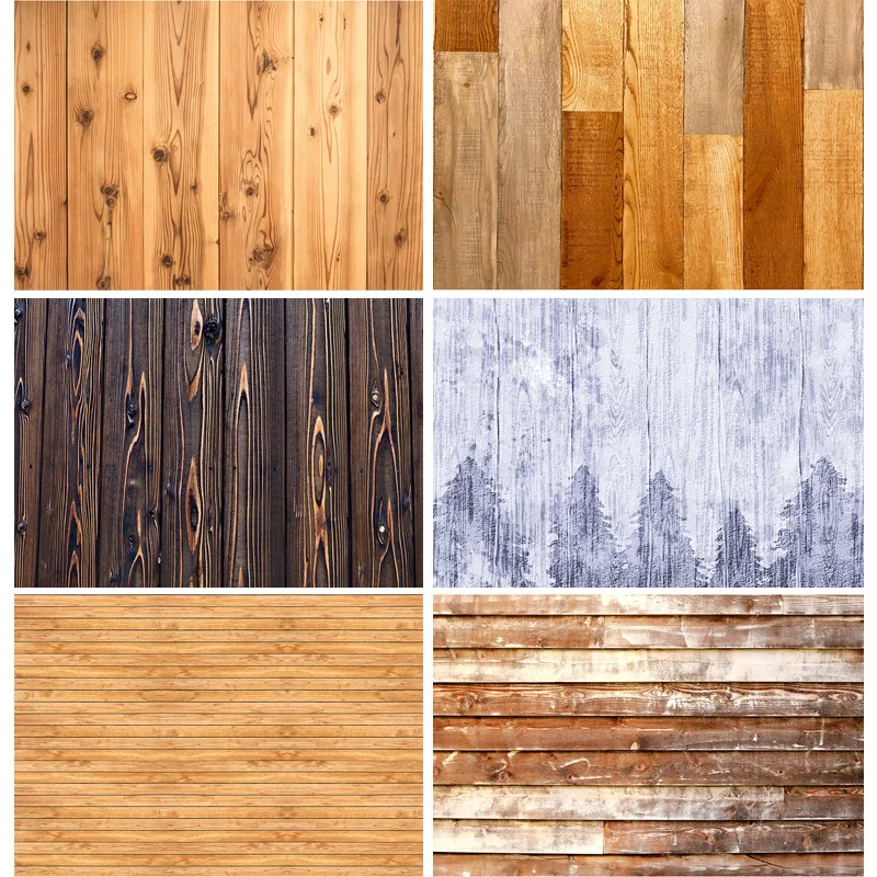 

Vinyl Custom Wood Board Photography Backdrops Props Wooden Plank Floor Photo Studio Background 20925CS-04