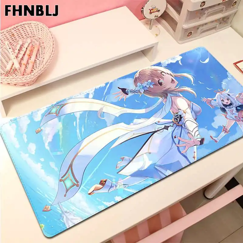

FHNBLJ Genshin Impact Lumine High Quality Large sizes DIY Custom Mouse pad mat Size for CSGO Player Desktop PC Computer Laptop