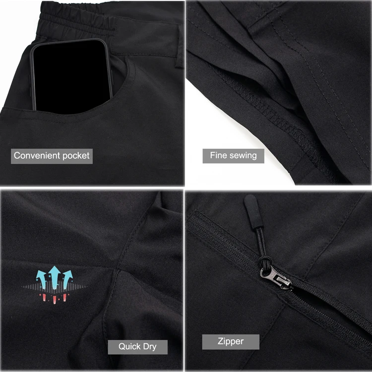 Новые мотоциклетные шорты WOSAWE с карманами для мужчин повседневные спортивные