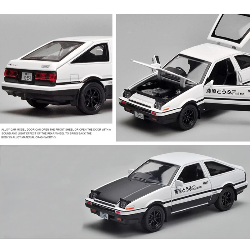 AE86 Начальная Модель D тачки Оттягивают назад автомобиль сувенир хобби подарок на