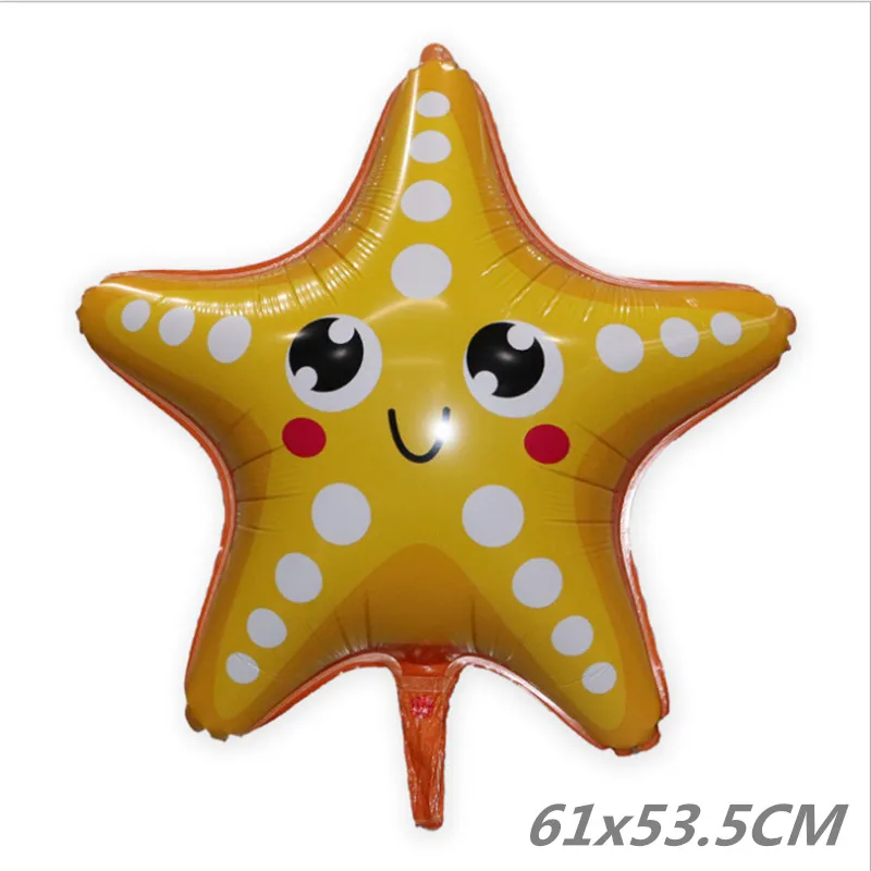 Детские воздушные шары в вечерние морских животных из алюминиевой пленки для