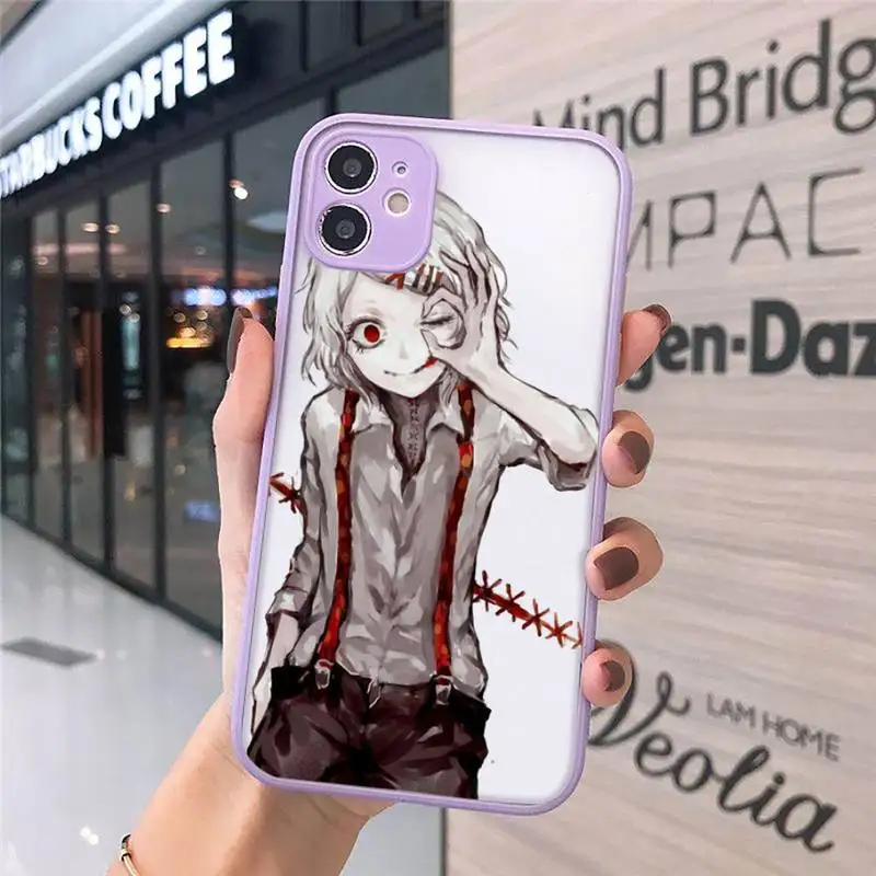 

anime JUUZOU SUZUYA Tokyo Ghouls Phone Cases matte transparent For iphone 7 8 11 12 plus mini x xs xr pro max cover
