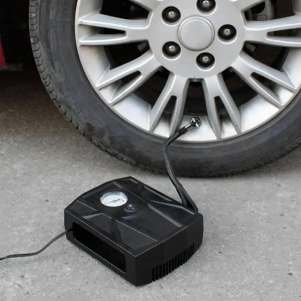 

12V Car Tyre Inflator 100PSI For Car Trunk Vehicle Electric Inflatable Air Pump Tire Pressure Fast Inflating Switch Button